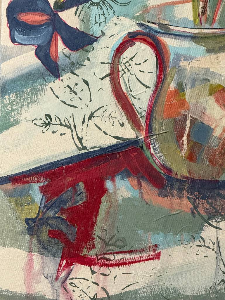 Original Abstract Still Life Painting by Nancy Bossert