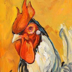 Collection Smaller animal oil paintings