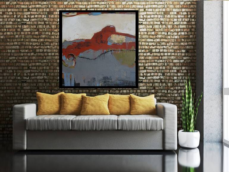 Original Abstract Painting by Nancy Bossert