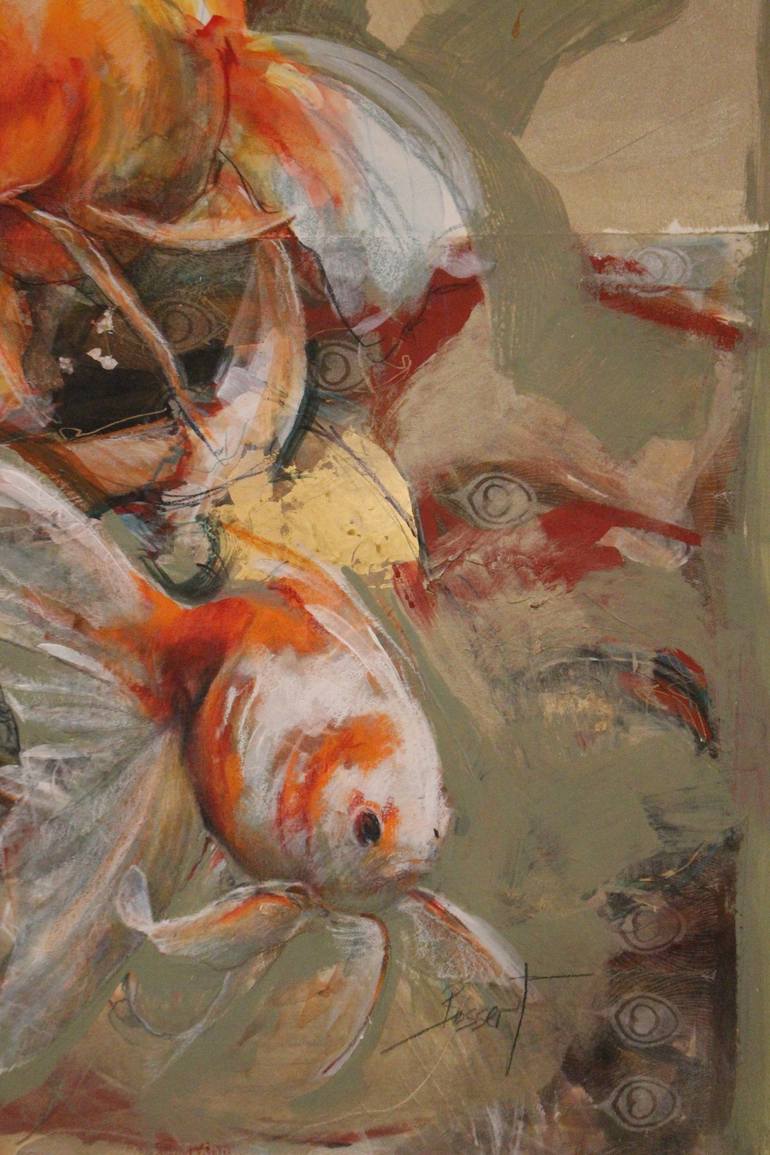 Original Fish Painting by Nancy Bossert