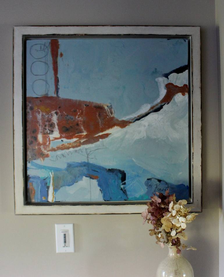 Original Expressionism Abstract Painting by Nancy Bossert