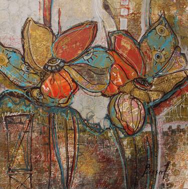 Print of Floral Paintings by Nancy Bossert