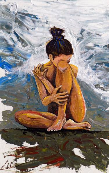 Original Figurative Nude Paintings by lakshmi prakash