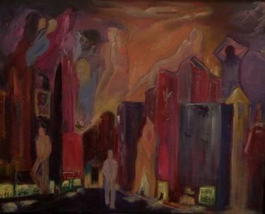 Print of Abstract Expressionism Cities Paintings by Bill Scherbak