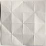 Reverse side, showing fold pattern