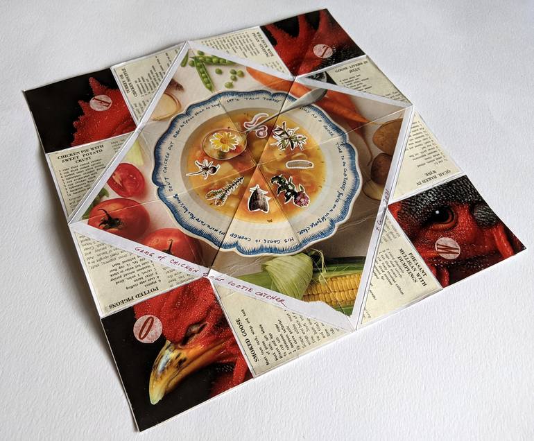 Original Conceptual Cuisine Collage by Elizabeth Criss