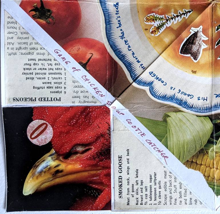 Original Conceptual Cuisine Collage by Elizabeth Criss