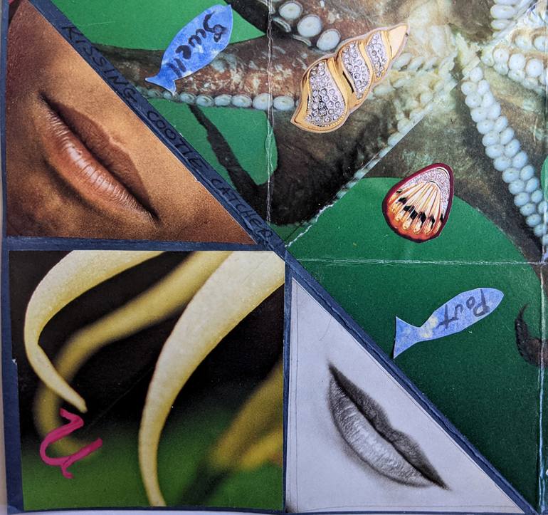 Original Conceptual Love Collage by Elizabeth Criss