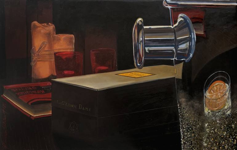 Original Realism Still Life Paintings by Jose Luis Cerra Wollstein