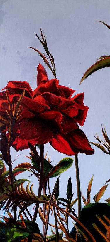 Original Realism Floral Paintings by Jose Luis Cerra Wollstein