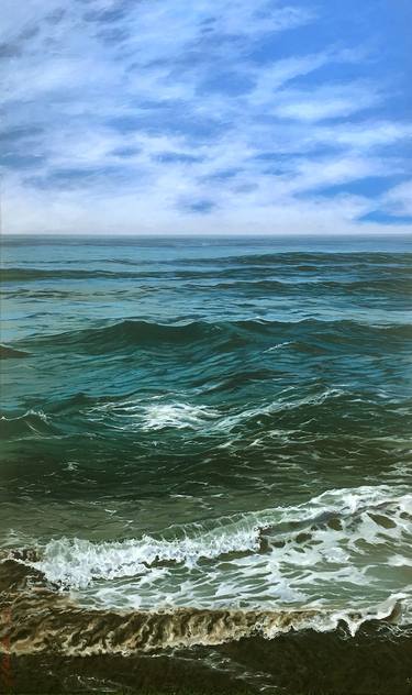 Original Realism Seascape Paintings by Jose Luis Cerra Wollstein