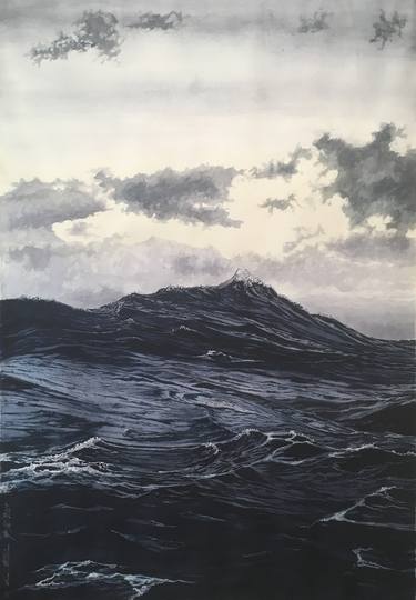 Print of Realism Seascape Paintings by Jose Luis Cerra Wollstein