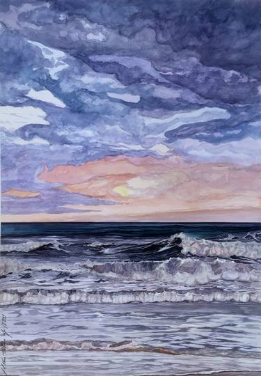 Print of Realism Seascape Paintings by Jose Luis Cerra Wollstein