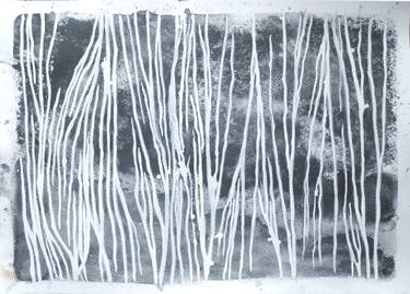 Original Abstract Botanic Paintings by Beatriz Carcamo
