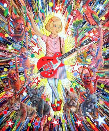 Original Figurative Music Paintings by Jens Hunger
