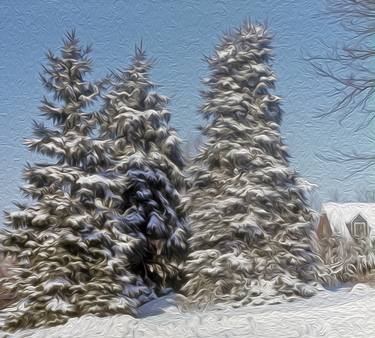 Painterly Winter in Virginia - Limited Edition 1 of 25 thumb