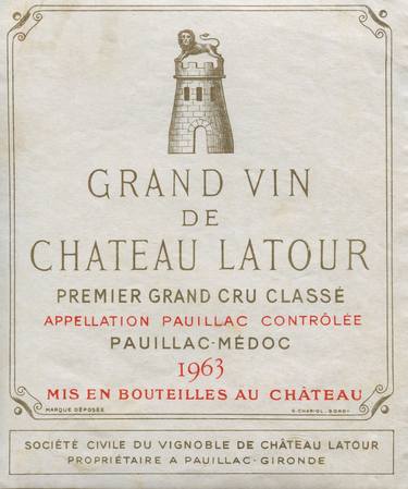 Wine Label 1963 - Limited Edition 2 of 25 thumb