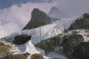 Athabaska Glacier Digital Painting - Limited Edition 2 of 25 thumb