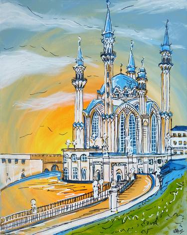 Original Architecture Paintings by Laura Hol