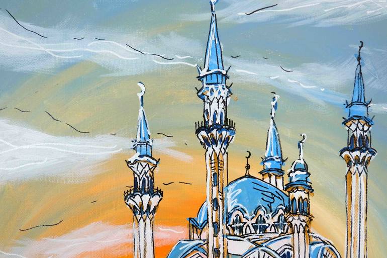 Original Expressionism Architecture Painting by Laura Hol