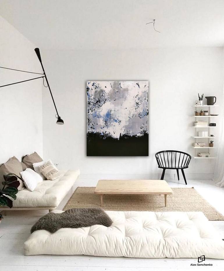 Original Abstract Expressionism Abstract Painting by Alex Senchenko