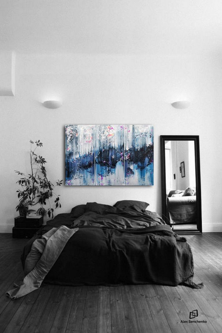 Original Abstract Expressionism Abstract Painting by Alex Senchenko