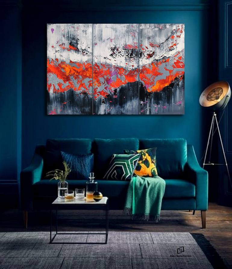 Original Abstract Painting by Alex Senchenko