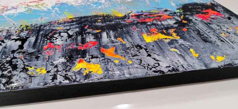 Original Abstract Expressionism Abstract Painting by Alex Senchenko