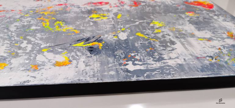 Original Abstract Expressionism Abstract Painting by Alex Senchenko