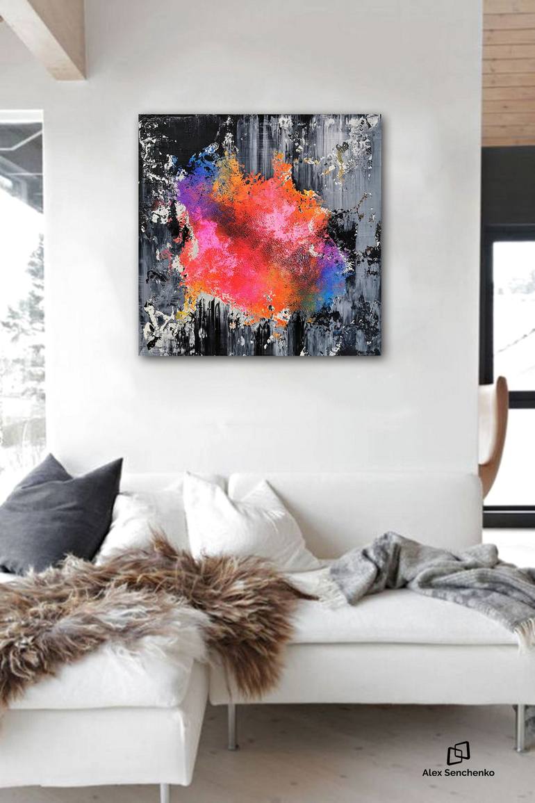 Original Abstract Painting by Alex Senchenko