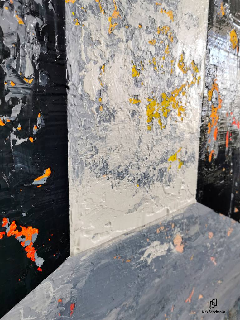 Original Abstract Expressionism Abstract Painting by Alex Senchenko