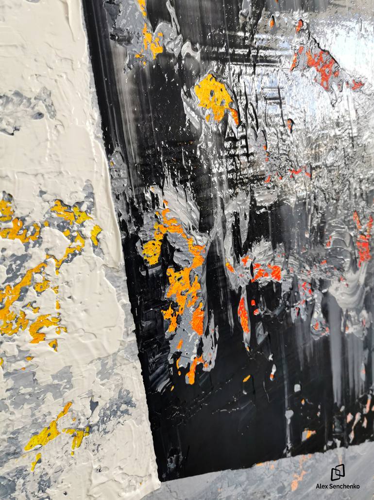 Original Abstract Expressionism Abstract Painting by Alex Senchenko