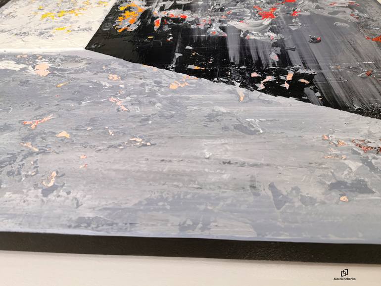 Original Abstract Expressionism Abstract Painting by Alex Senchenko