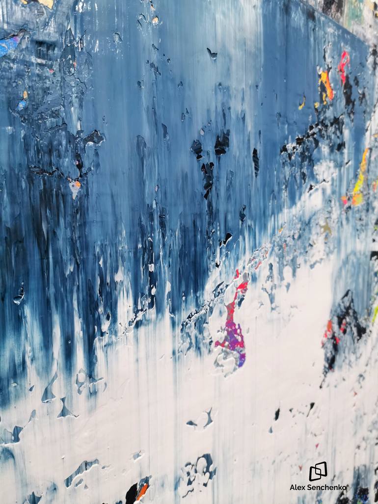 Original Abstract Expressionism Abstract Painting by Alex Senchenko
