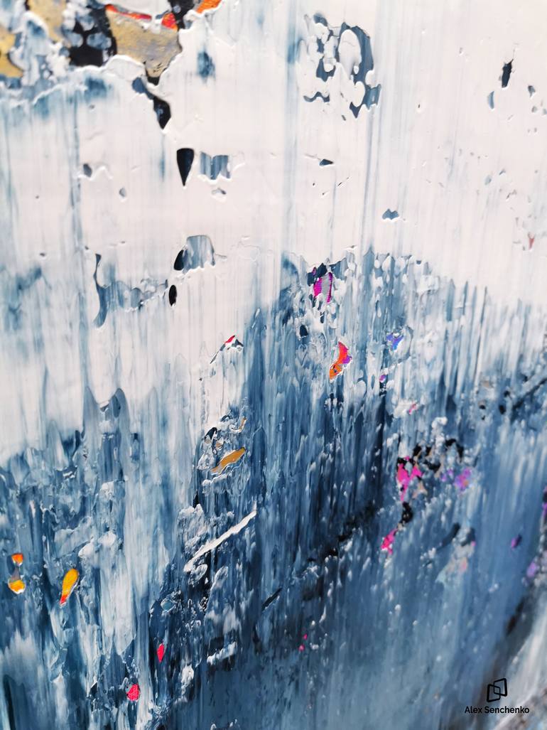 Original Abstract Expressionism Abstract Painting by Alex Senchenko