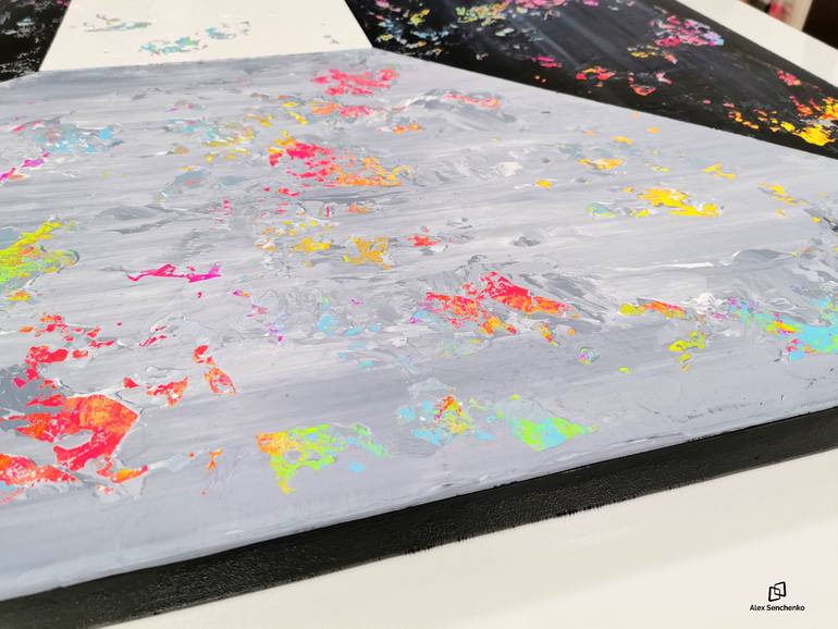 Original Abstract Expressionism Abstract Painting by Alex Senchenko