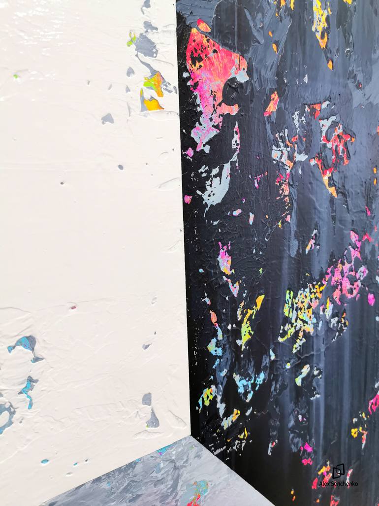 Original Abstract Expressionism Abstract Painting by Alex Senchenko