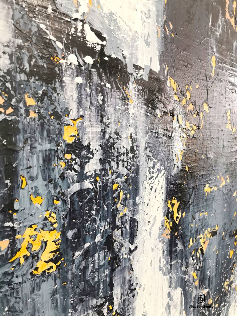 Original Abstract Expressionism Abstract Painting by Alex Senchenko