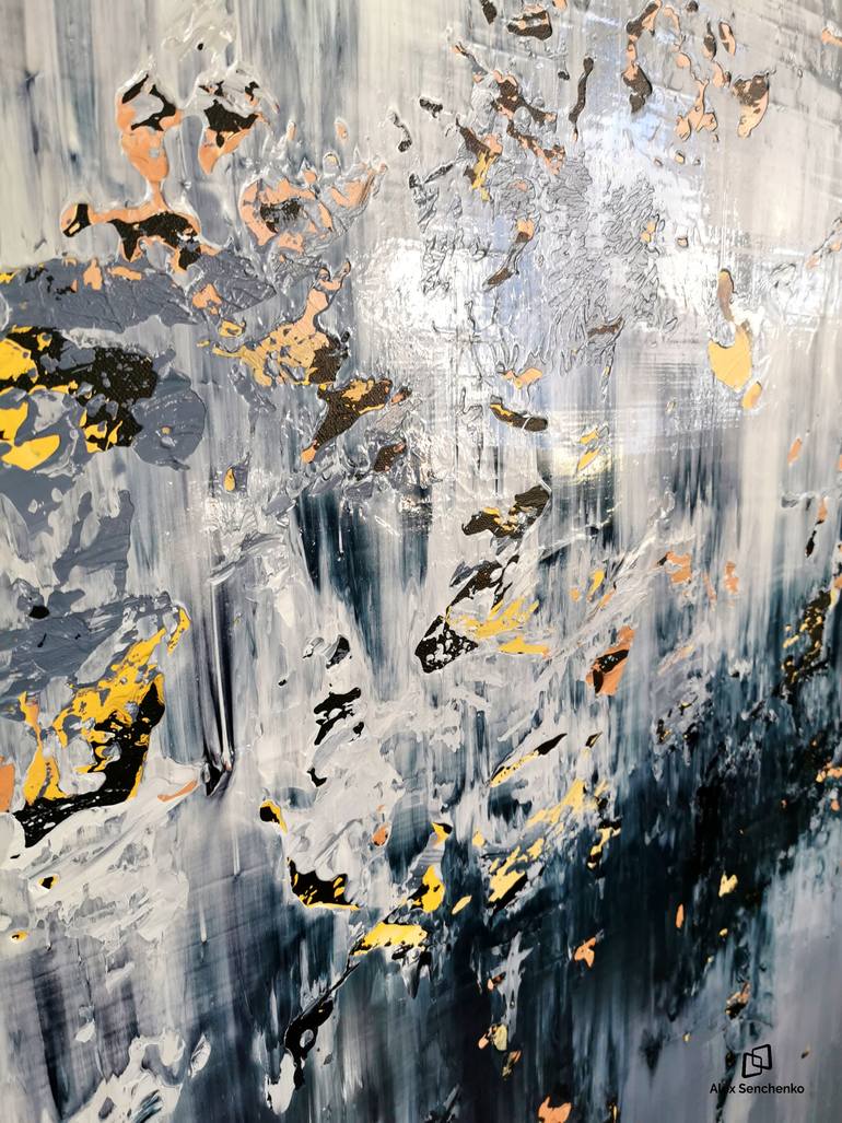 Original Abstract Expressionism Abstract Painting by Alex Senchenko