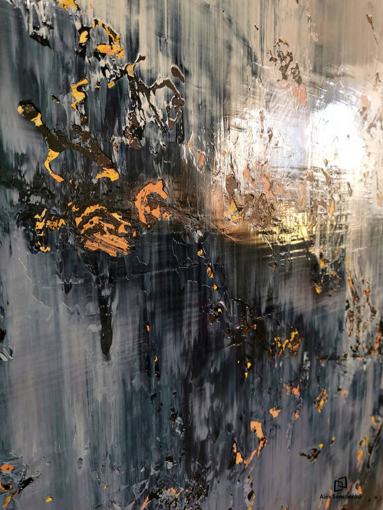 Original Abstract Expressionism Abstract Painting by Alex Senchenko