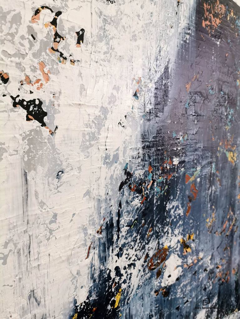 Original Abstract Expressionism Abstract Painting by Alex Senchenko