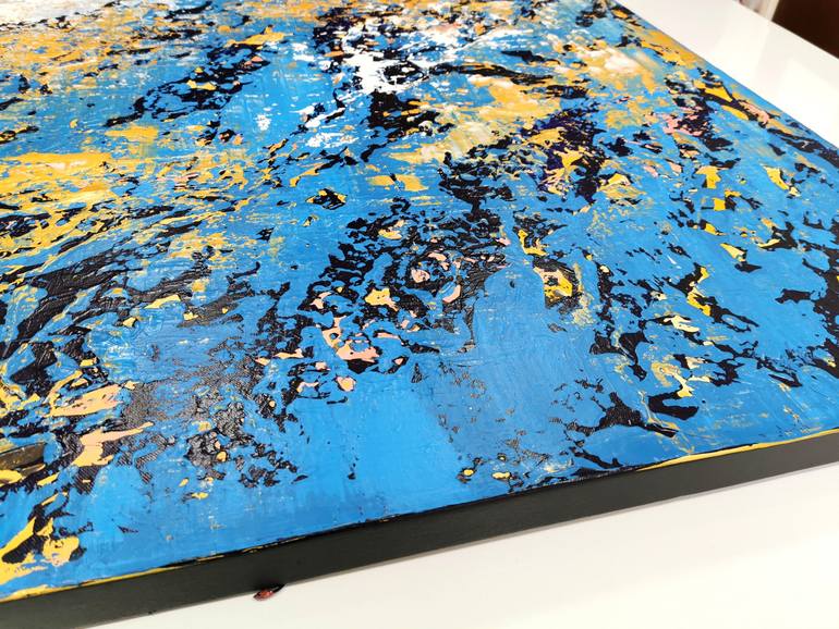 Original Abstract Expressionism Abstract Painting by Alex Senchenko