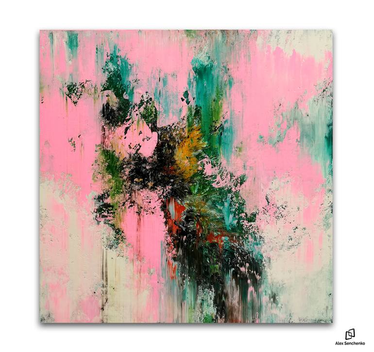 Original Abstract Expressionism Abstract Painting by Alex Senchenko