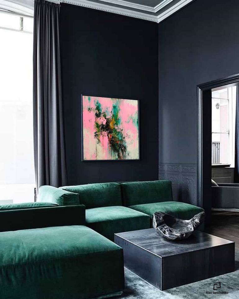 Original Abstract Expressionism Abstract Painting by Alex Senchenko