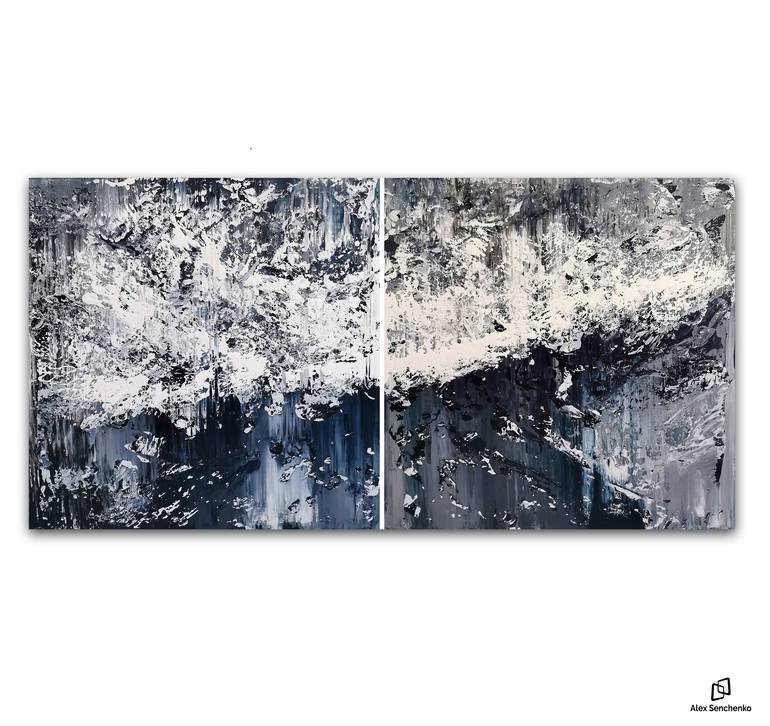 Original Abstract Expressionism Abstract Painting by Alex Senchenko