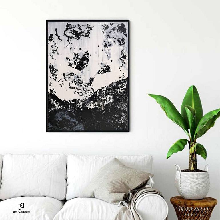 Original Abstract Expressionism Abstract Painting by Alex Senchenko