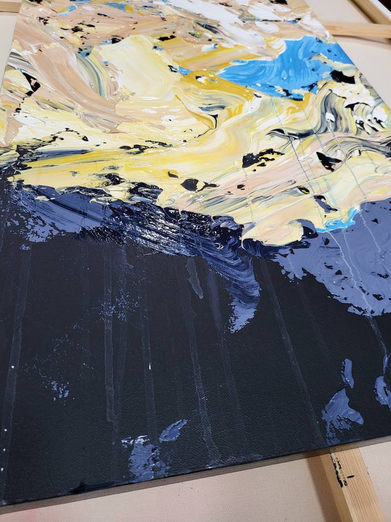 Original Abstract Expressionism Abstract Painting by Alex Senchenko