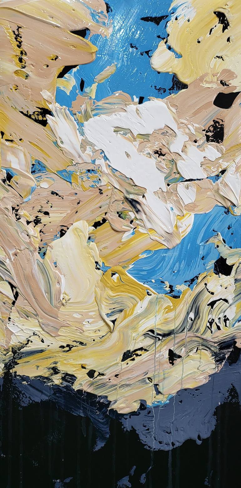 Original Abstract Expressionism Abstract Painting by Alex Senchenko