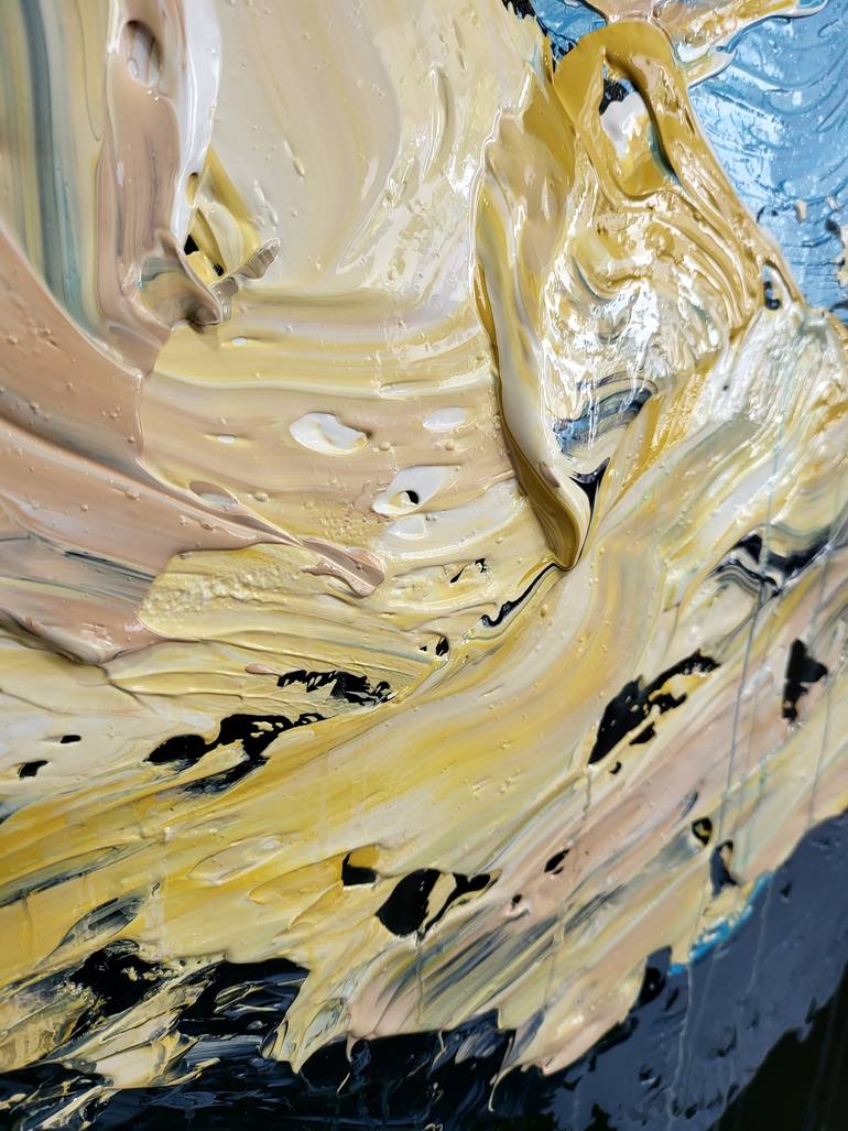 Original Abstract Expressionism Abstract Painting by Alex Senchenko