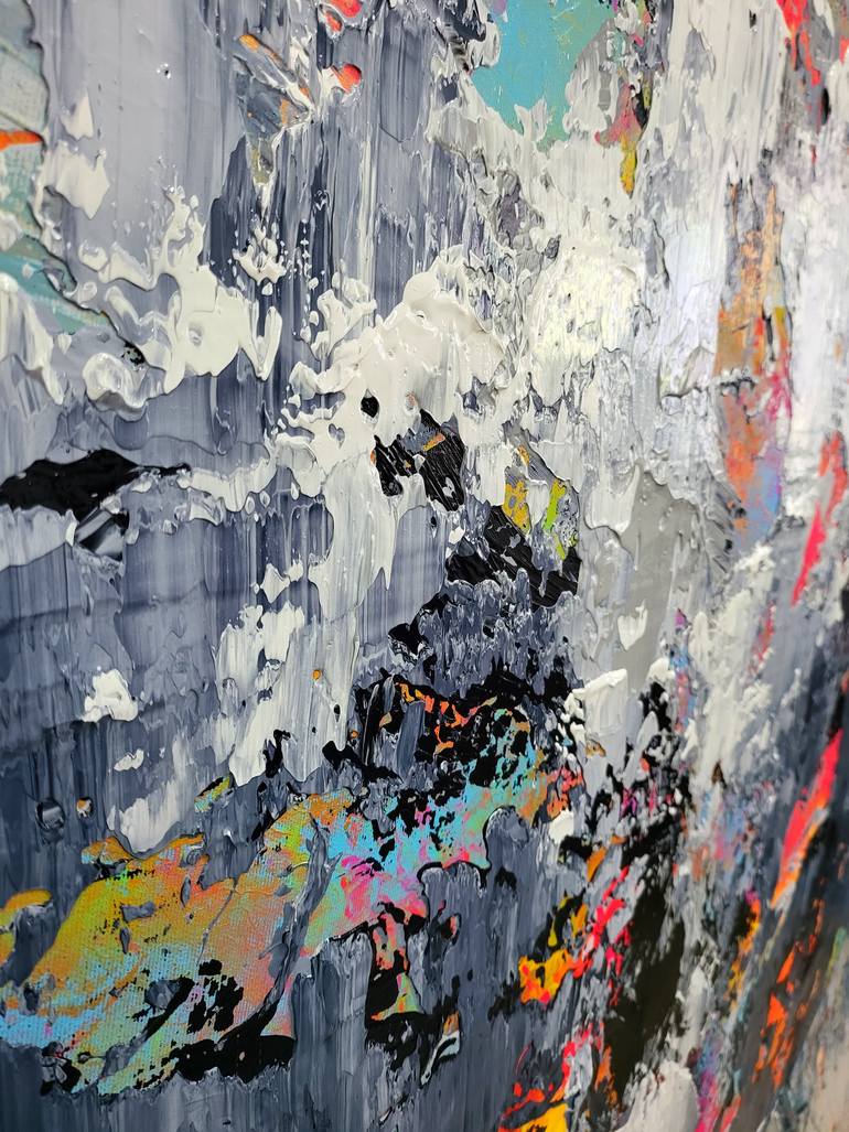 Original Abstract Expressionism Abstract Painting by Alex Senchenko